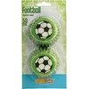 DECOCINO Pirottini per muffin a calcio, 50 pezzi, decorazione per
