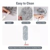 Vicloon Washable Telescopic Duster, Microfibre Stainless Steel Telescopic Rod and