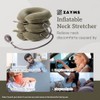 Collarín Cervical Inflable Ajustable Con Tracción Cervical, Extensor Cervical De