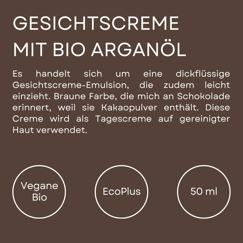 Argan Soul Revitalising Cream - 100% Organic and Natural Ingredients