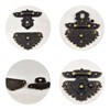 Padlock Latch Hasp Buckle Latch, Embossing Decorative Brass Hasp Clasp