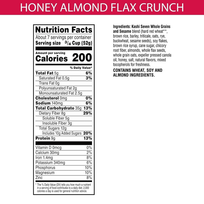 Generic.Kashigo - Cold Breakfast Cereal - Vegan Protein - Fiber