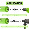 BETTERI 2Pcs Core Drill Bit Adapter with 11.81" Centering Drill