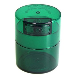 Minivac - 10g to 30 grams Airtight Multi-Use Vacuum Seal Portable Storage Container for Dry Goods, Food, and Herbs - Green Tint