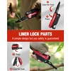 WORKPRO Multitool-11 in 1 with Pocket Clip and Sheath-EDC with