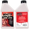 Látex Monstruo líquido, pinta 16 onzas, crea Monster/Piel Zombie y