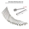 Gasea 20pcs 3mm Shank HSS Mini Router Burr Rotary File