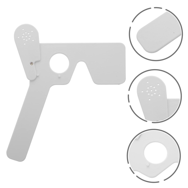Outanaya 1pc Plastic Eye Occluder Ergonomic Design for Astigmatism Testing