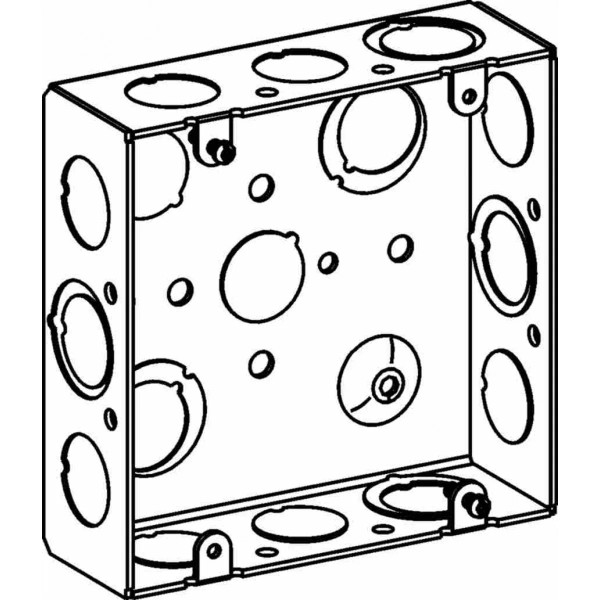 Orbit 5SSB-MKO 5 Inch Square Shallow Box 1.5 Inch Deep
