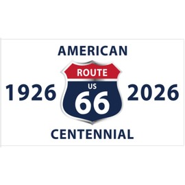 Ruffin Route 66 American Centennial  3'x5' Flag ROUGH TEX® 100D