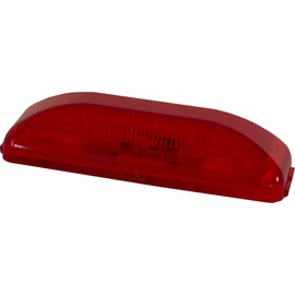 Buyers Products 3.75 Inch Red Rectangular Marker/Clearance Light With 2 LED