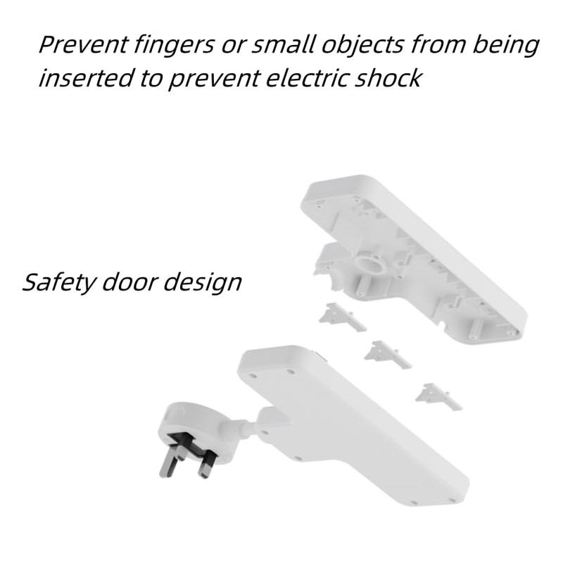 SEBLIP Power Socket Expansion, with 3 Sockets, Independent Switch, Power