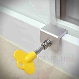 Adjustable Window Stopper & Safety Lock (Single/Double Fixing) Single-Point Fixing 4ea