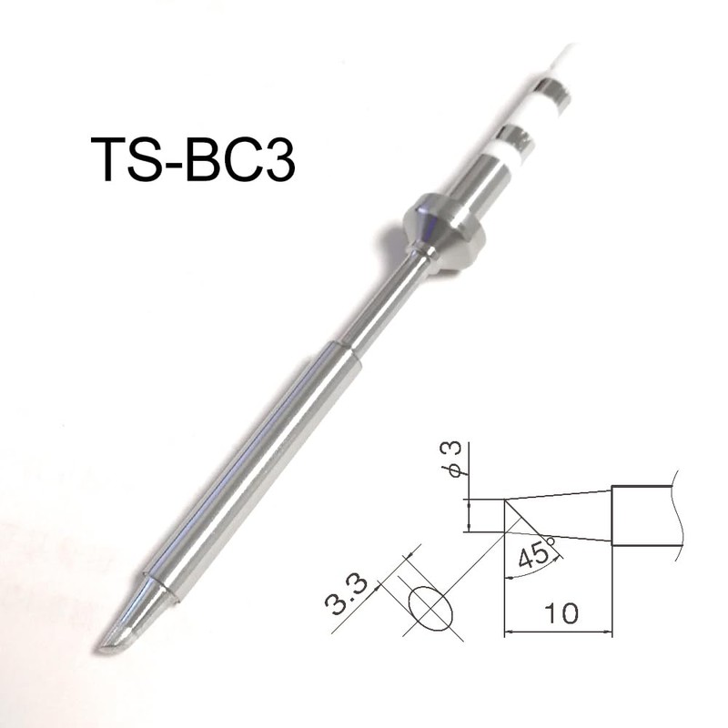 VECO-T Soldering Iron Tips,TS100-BC3 Rapid Heating Replacement Tip for pinecil