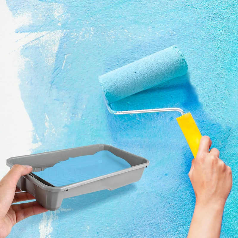 Oungy 20 Pcs Disposable 4Inch Paint Tray Liners & 2