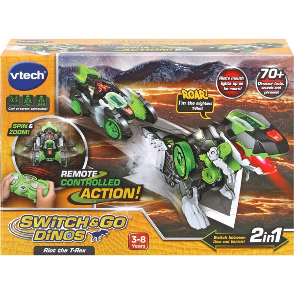VTech Switch & Go Dinos Riot the T-Rex Kids, Interactive