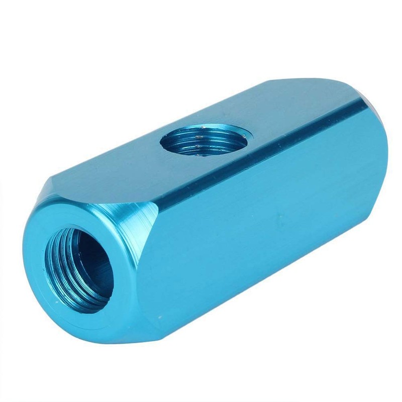 Beduan 1/4" 2 Way 5 Port Aluminum Air Hose Inline