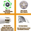 LEDHOLYT 45W PAR38 30pcs LEDs Warm White Spotlight Bulb E27