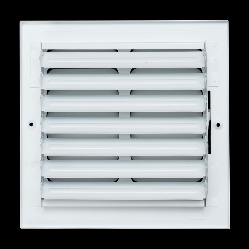 Fits 8x8 Duct Opening 2 Way Fixed Curved Blade Air