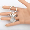 BNQL Guardian Angel Keychains 4 PCS Angel Charm Keychain Key