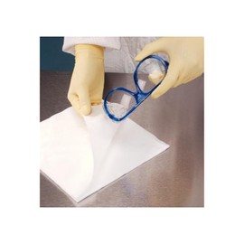 CONTEC Contec AMDE0003 Amplitude Delta Polyester 100 Percent Hydroentangled Nonwoven Wipe, 4" Length x 4" Width (Pack of 1200)