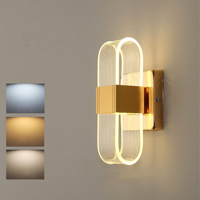 Wall Lamp Luxury Romantic Acrylic Modern Wall Sconces for Hotel