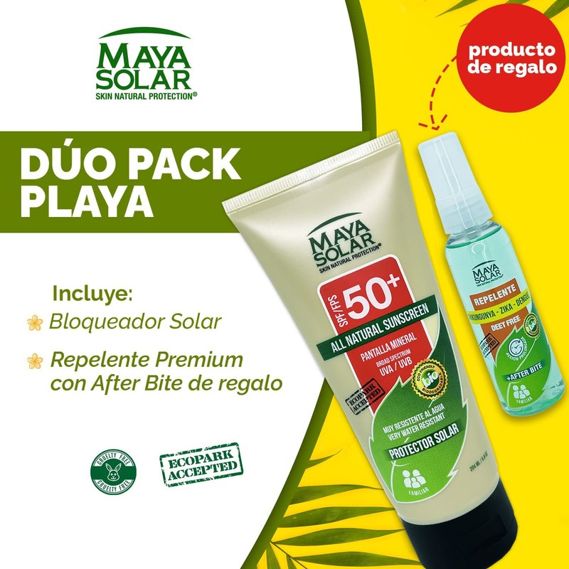 Duo pack Playa: Bloqueador para toda la Familia 204 ml