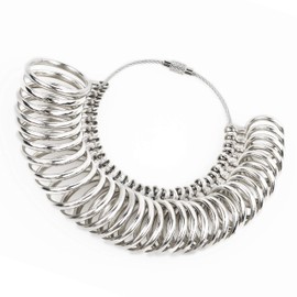 Cnstzbc HK Standard 1 - 33 Ring, Professional Measurement, Professional Jeweler Supervision, Ring, Gauge Ring, Size Gauge