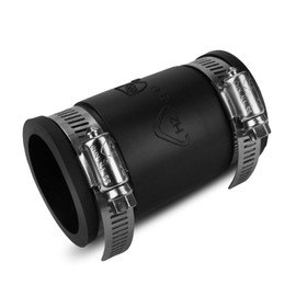 1 1/4 Inch Dust Control Flex Cuff,with Stainless Steel Hose Clamps Rubber Cuff,Flexible PVC Pipe Coupling for Cast Iron and Plastic Plumbing Conn Ections Dust Collection Fittings