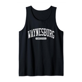 Waynesburg Pennsylvania PA JS03 College University Style Tank Top