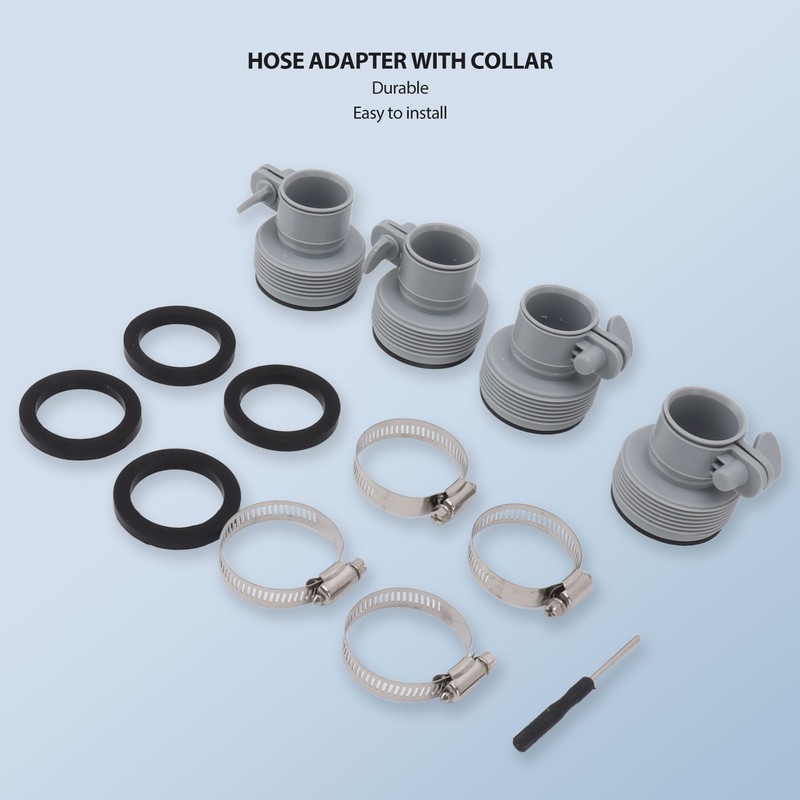 Type B Hose Adapter with Collar Replacement for Intex FIT