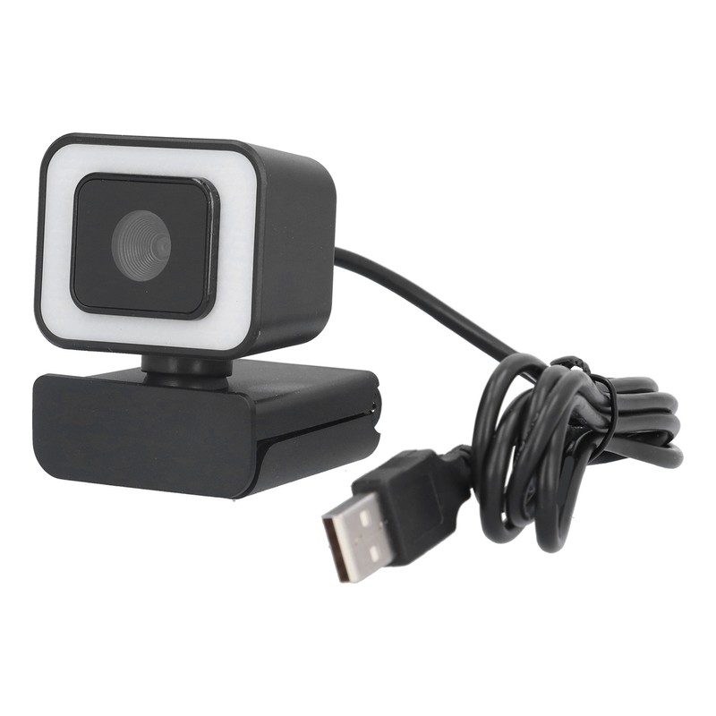 USB Webcam 1080p 30fps 360° Rotation HD USB Camera with