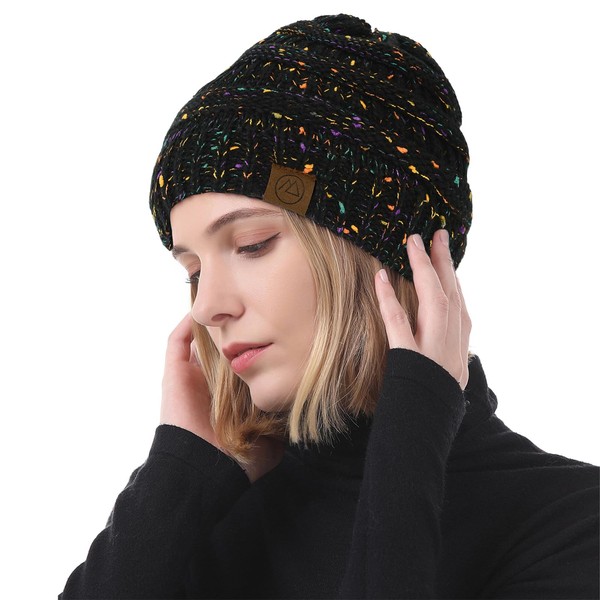 American Trends - Gorro holgado cálido para mujer, gorro de