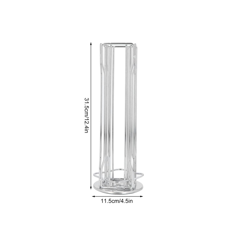 Coffee Capsule Stand 360° Rotation Anti Slip Thick Base Wrought