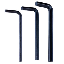 YoiYee Hex Key Allen Wrench Set (M3, M4, M5), L-Shaped Metric and Imperial Alloy Steel Hex Key Kit, Pack of 3