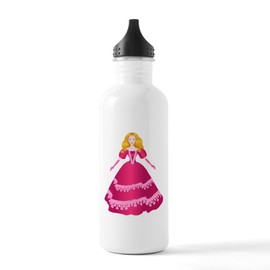 CafePress Pretty Princess Water Bottle 1.0L (34 oz) Stainless Steel Water Bottle