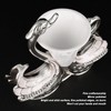 Swan Shape Dinnerware Set Light Luxury Exquisite Elegant Swan Shape
