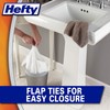 Hefty Hefty Flap Tie Small Trash Bags - Clean Burst,