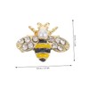 TOVINANNA Elegant Bee Nail Jewelry 20pcs 3D Nail Charm Bee