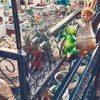 Garden Rabbit Statue Animal Statue Resin Climbing Rabbit Sculpture for