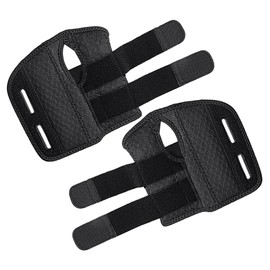 Healvian Adjustable Wrist Support Strap 2pcs Compression Fitness Wrist Brace Thumb Support for Weightlifting and Sports Training
