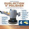 AutoSpa 94009AS Dual Speed 6" Professional Polisher with 3 Bonus