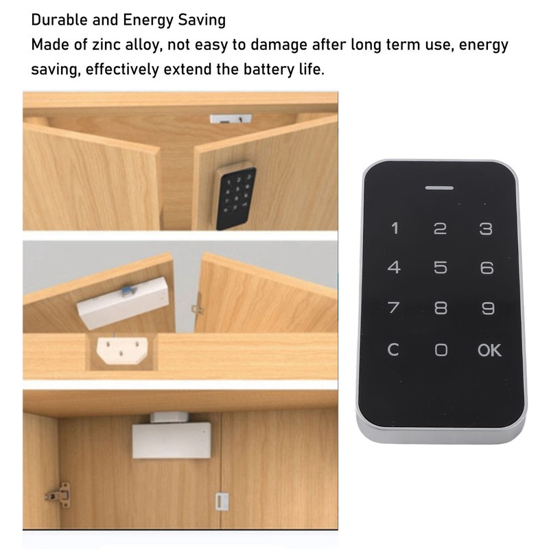 Electronic Cabinet Lock High Safety Password Entry Digital Touch Keypad
