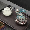 Reverse Flow Incense Burner Creative Home Decoration (Moon - Blue)