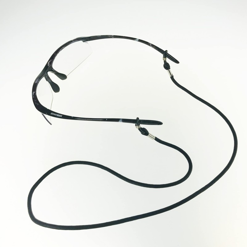 Swans AMZ-A-76 BK Eyeglass Strap, Black, Glasses Cord, Glasses Chain