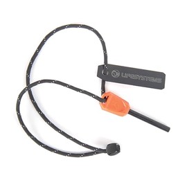 Lifesystems Compact Ferro Rod Fire Starter With Easy Grip, Survival Fire Steel Ferrocerium Stick with Striker