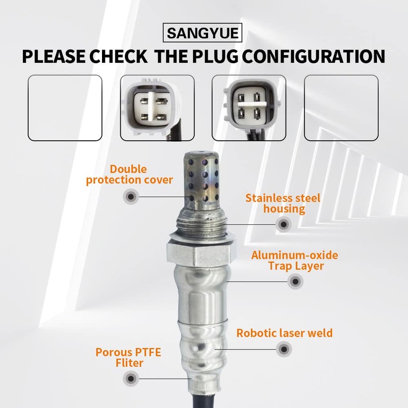 2X Oxygen Sensors for 2009 2010 2011 Toyota Camry 2.4L