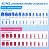 MENGBEI 52PCS Thread Checker, Nut and Bolt Thread Checker, Thread