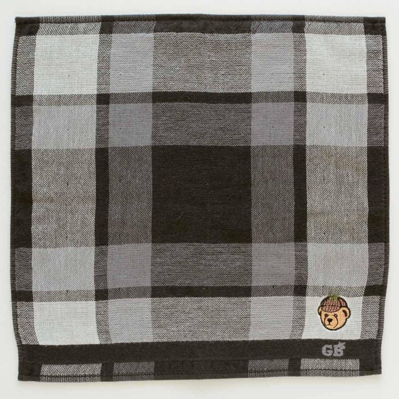 Great British Teddy Bear 001008-0002-02 Crate Fleece Towel Handkerchief Block