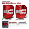 ZSBMP With Halogen Upgrade LED Harness Tail Lights Compatible with